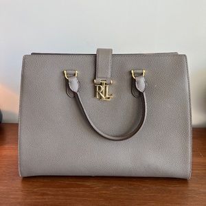 Ralph Lauren leather tote bag